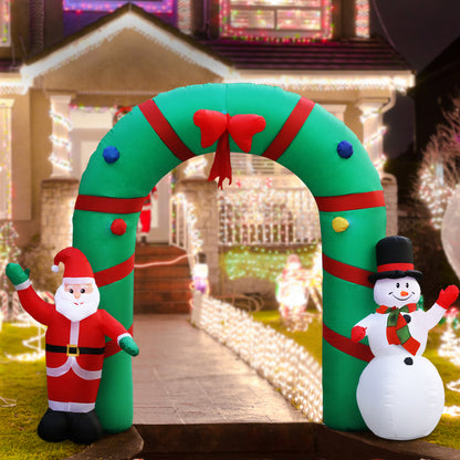 Jingle Jolly's Christmas Inflatable Archway 2.8M